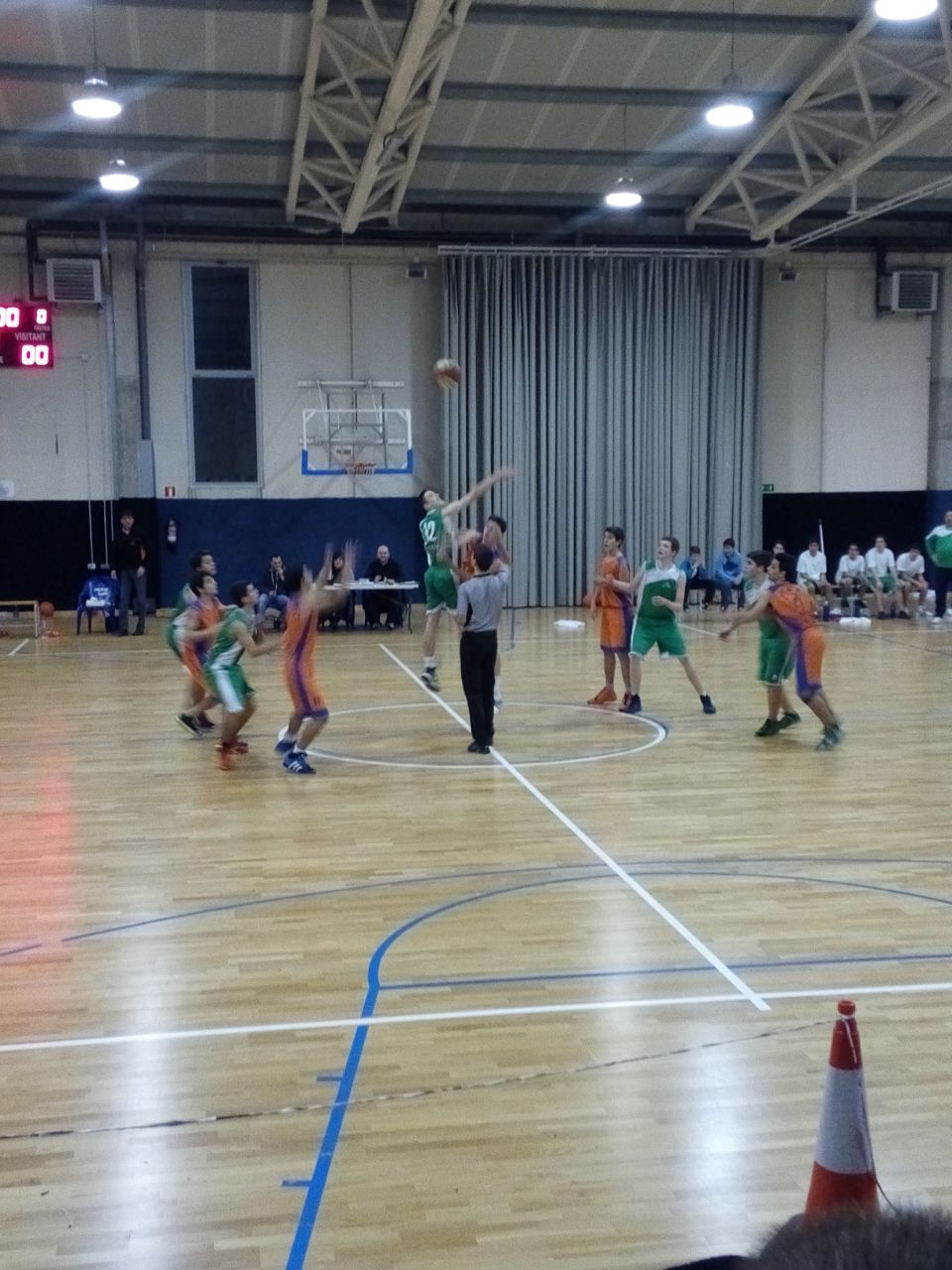 Darrer partit primera fase. Cadet Masculí StereoMovil. Temp.2014-2015 Club Bàsquet Bellpuig